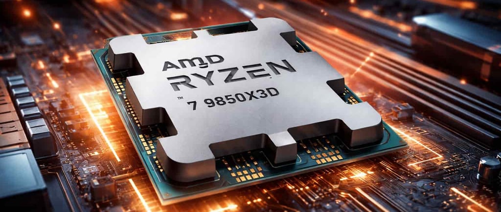 foto Amd Ryzen 7 9850x3d