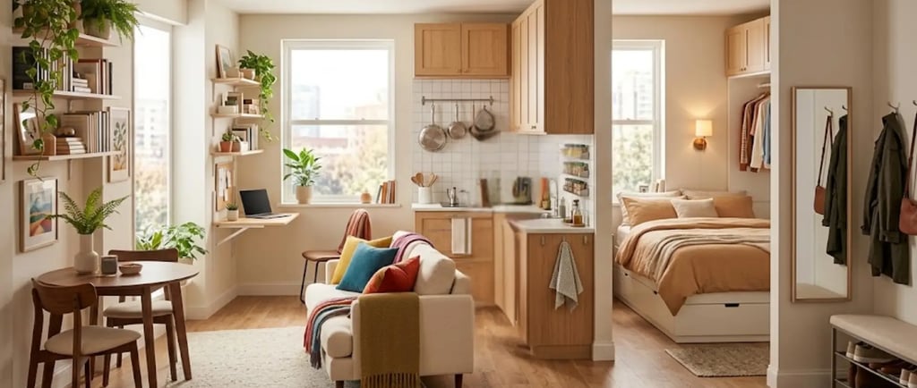 Come arredare una casa piccola: esempio di appartamento con mobili multifunzionali e organizzazione degli spazi