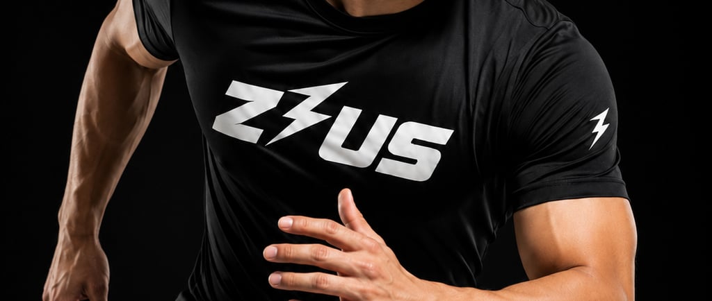 Man training in a sweat-wicking gym shirt in NZ, showing breathable lightweight activewear for better workout comfort