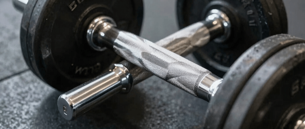 a woman standing in front of a gym