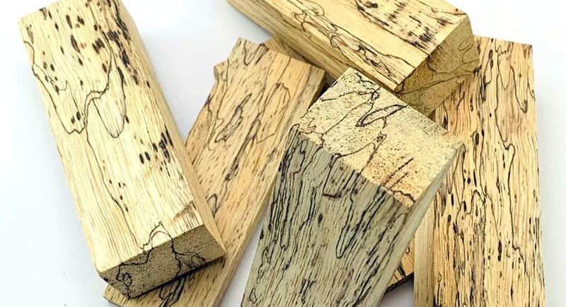 stabilized wood block curly maple block wood blanks