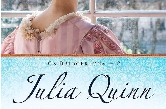 Capa do livro Um Perfeito Cavalheiro, de Julia Quinn, volume 3 da série Bridgerton. A imagem mostra 