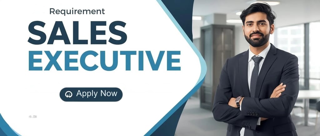 Sales Executive Jobs in Lahore 2026 Recruitment Banner