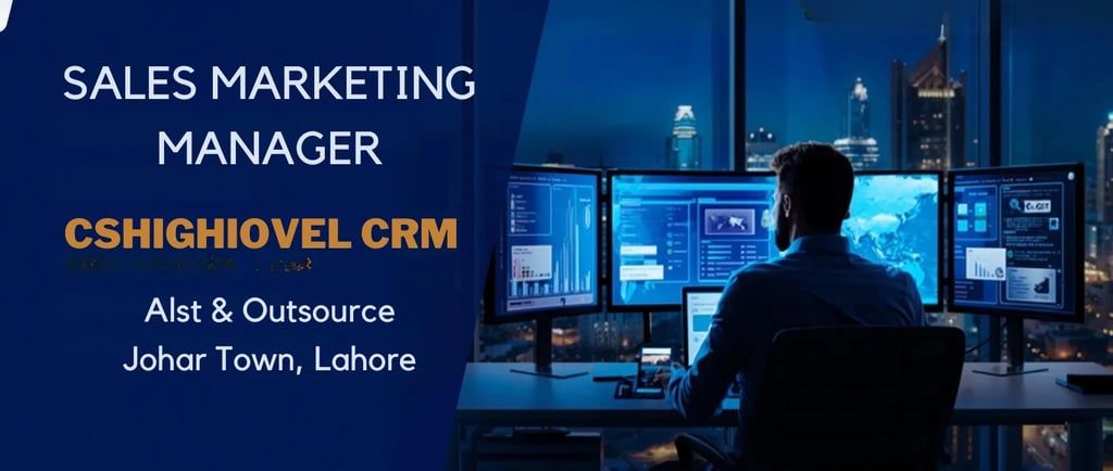 Sales Marketing Manager Jobs Lahore CS Outsource GoHighLevel Expert
