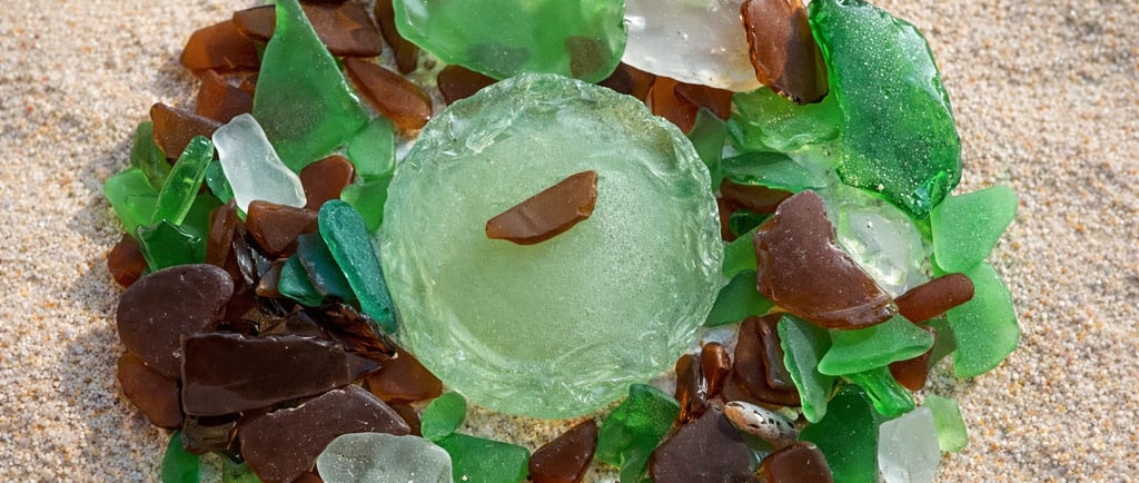 Sea Glass from Glass Beach, CA