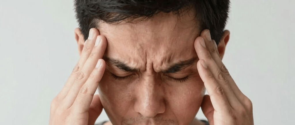 A bottle of medicine sitting on top of a wooden table