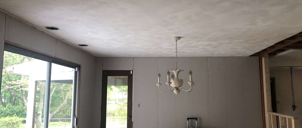 plaster ceiling walls drywall