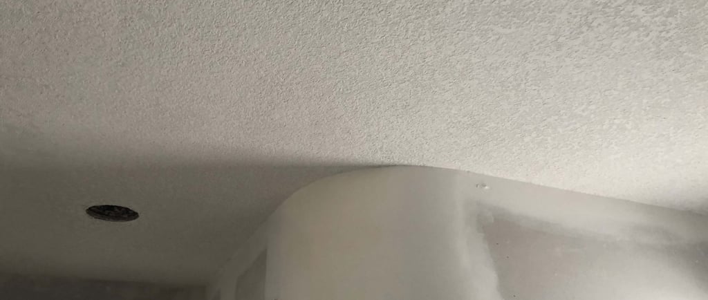 round wall plastered