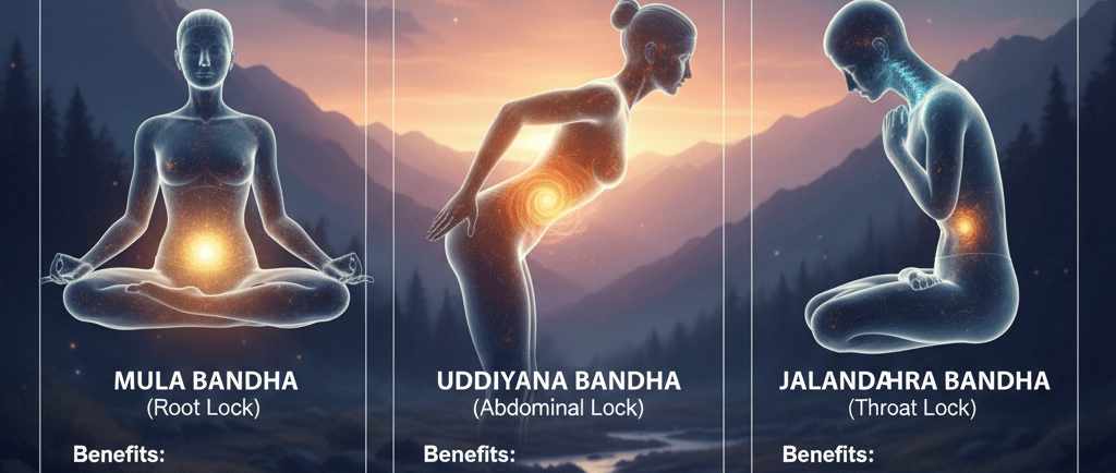 Bandhas in Yoga and benefits , yoga benefits