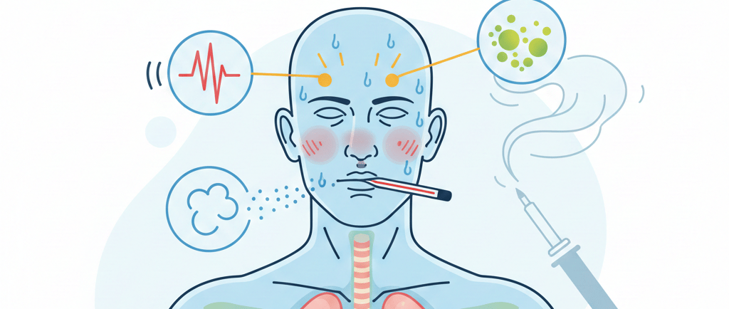 Symptoms of Polymer fume fever