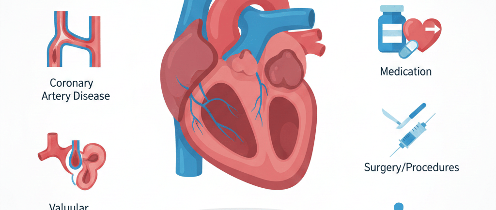 Heart disease types and symptoms