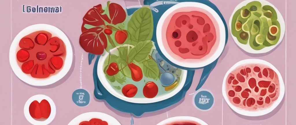 Types of anaemia and food therapy