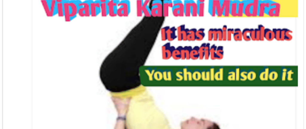 Vipreet karni mudra