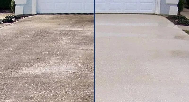 Driveway power washing service in Trinity, FL