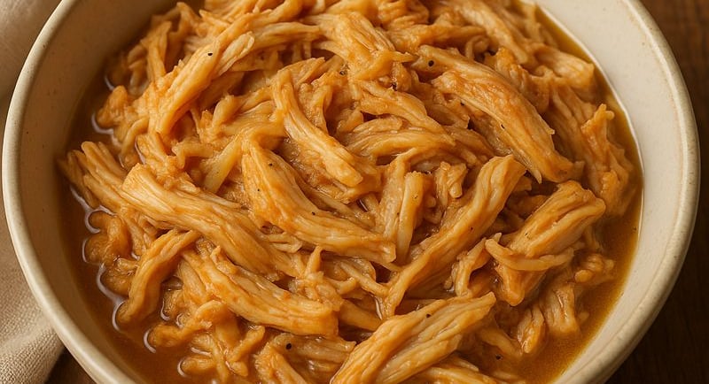 slow cooker pulled chicken