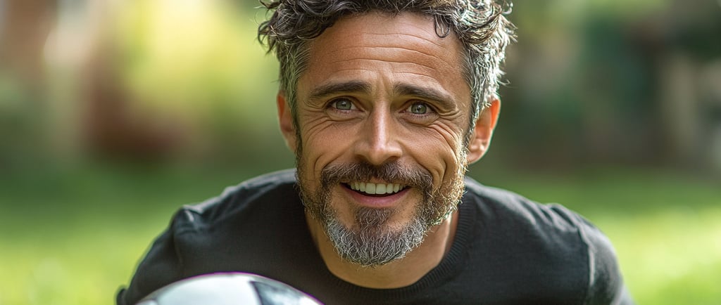 Soccer player standing at midfield in a packed stadium representing personal branding lessons from the World Cup