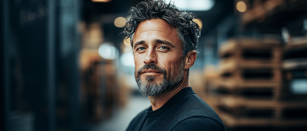 Professional building a personal brand from expertise in an industrial workplace