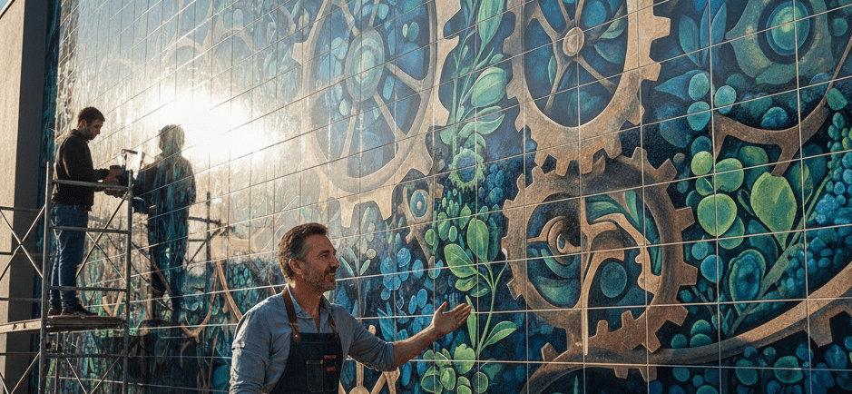 azulejos personalizados con continuidad