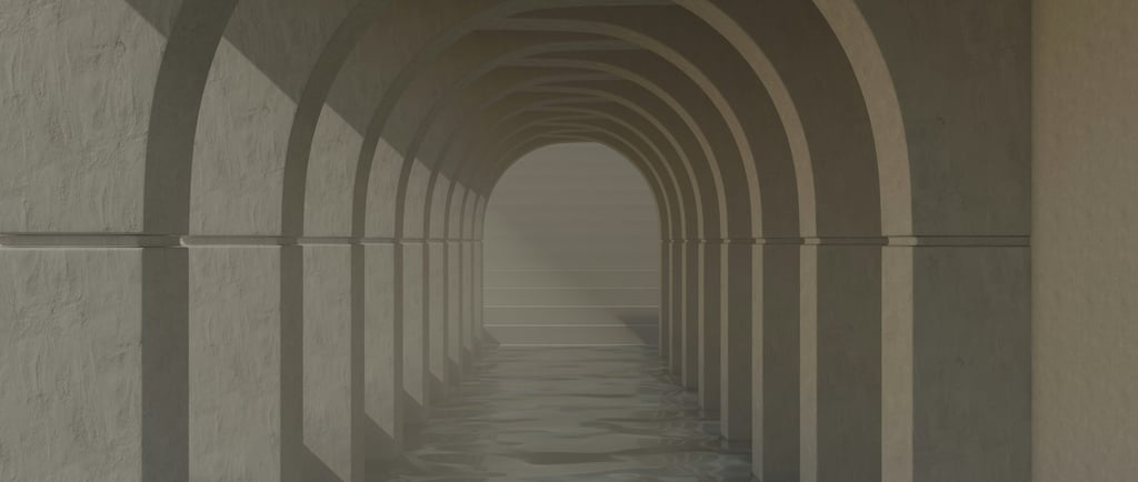 Architectural Hallway