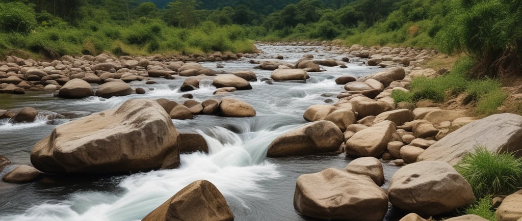 A peaceful mountain villa surrounded by lush greenery in Jarabacoa, Dominican Republic.