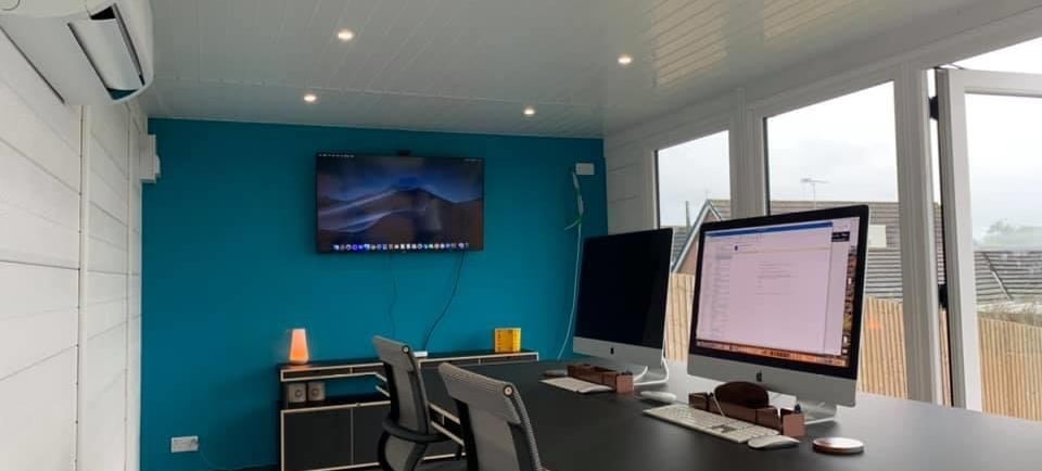 inside garden office