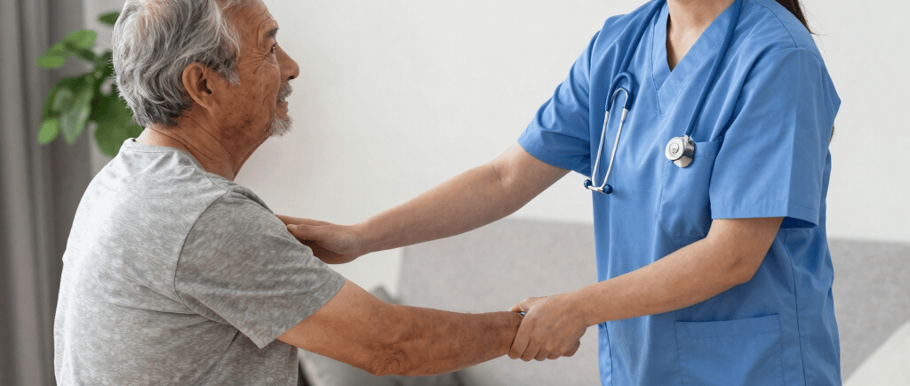 photo of white staircase