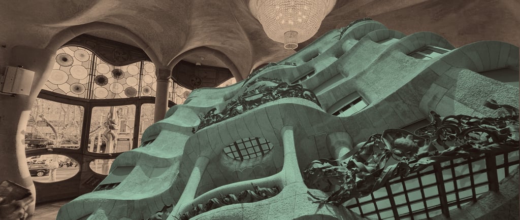 Casa Mila, Barcelona, Antonio Gaudi