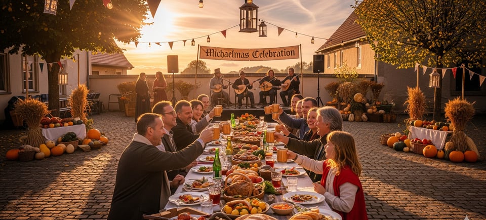 courtyard celebration of michaelmas