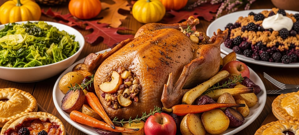 chicken and other michaelmas dinner foods