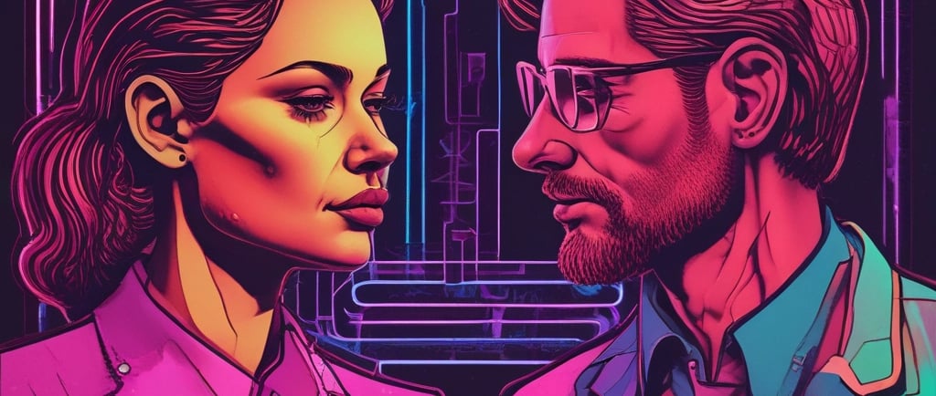 An open notebook displays a page with the text 'Fear ends when faith begins.' Nearby, a pen rests on the pages, and a small glass jar containing blue liquid is placed on the left side. The scene is set on a white tabletop, creating a calm and minimalistic ambiance.