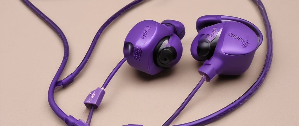 A pair of headphones sitting on top of each other