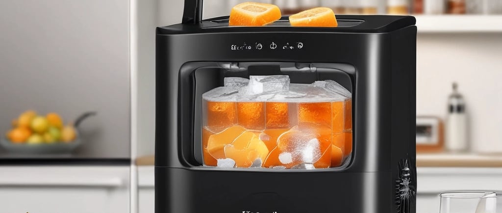 A person putting a bag of ice into a machine