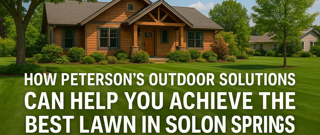 lawn care solon springs