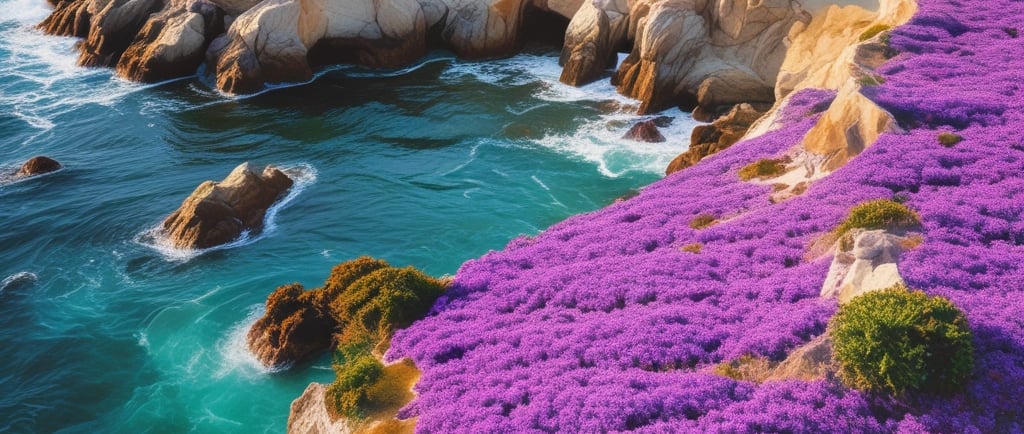 coastline of monterey magic purple carpet