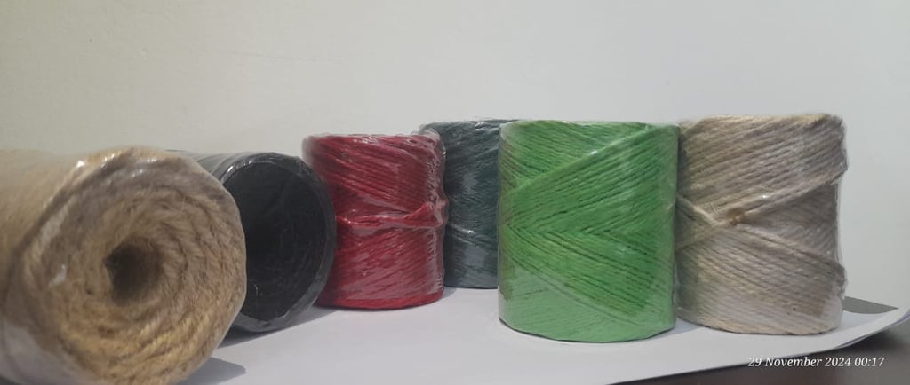 a bunch of different colored yarn and yarn yarn