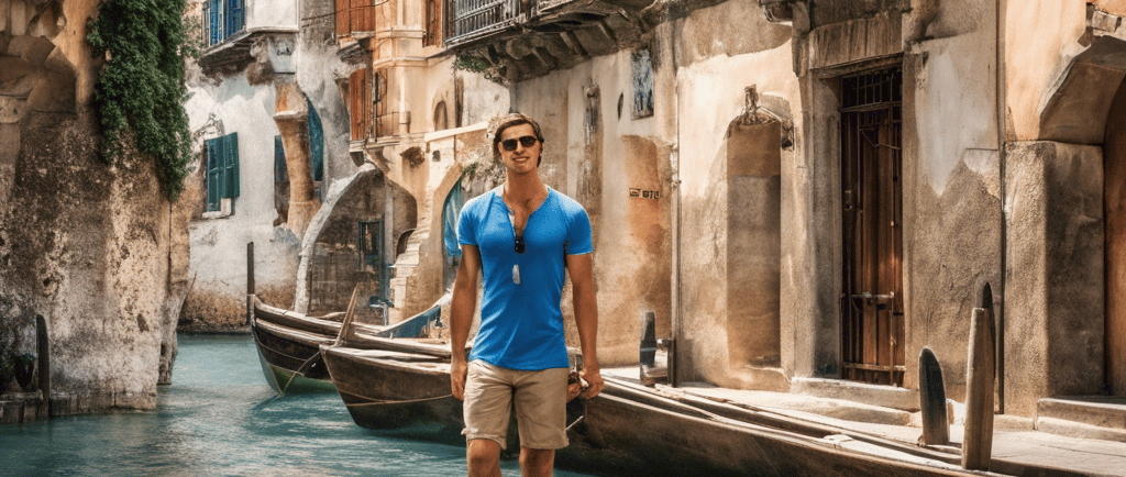 A men in a market - worldwide travel