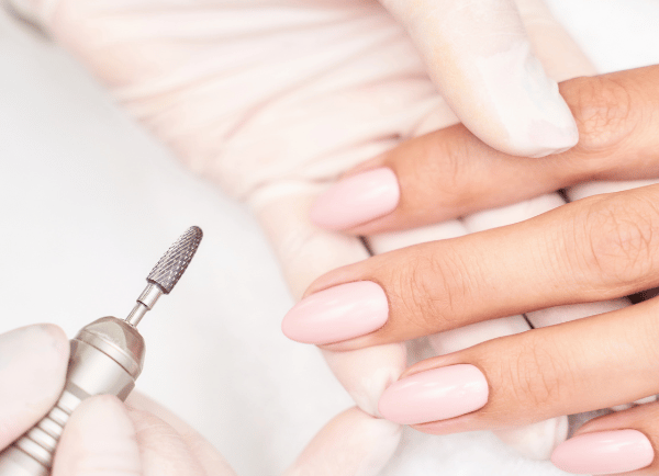 a manicures tool doing manicures 