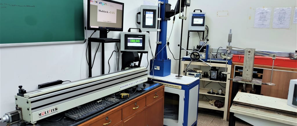 NABL Accredited Glass Scale Calibration Service by Multitek