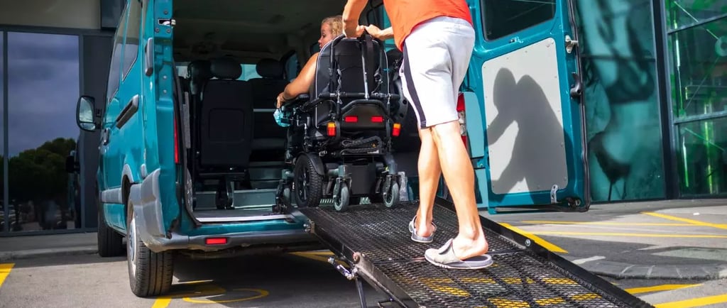 Rampa para furgoneta PMR