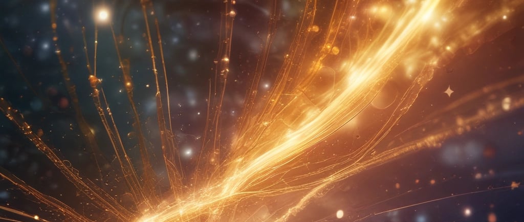 what is energy healing, golden energy sparking and flowing through tthe spine