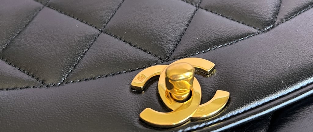 Chanel vintage lambskin diana
