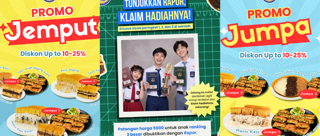 Promo Martabak Legit Group selama bulan Juli 2026