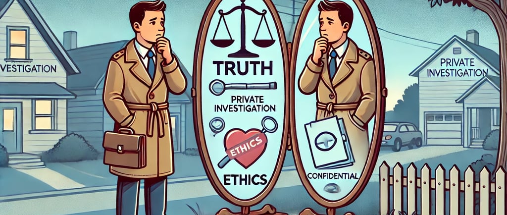 a man in a trench coat standing in front of a mirror