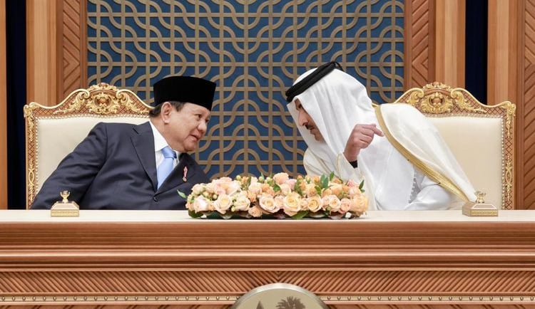 Presiden Prabowo Subianto dan Emir Qatar