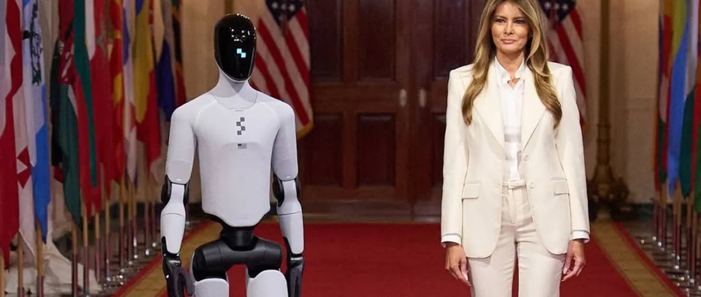 Melania Trump Bawa Robot Humanoid Figure 03 ke Gedung Putih