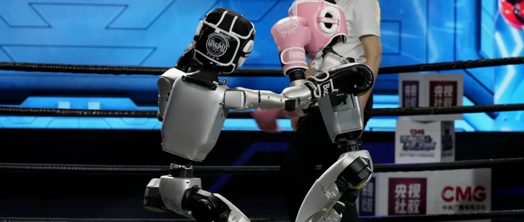 China Gelar Kompetisi Tinju Robot Humanoid Pertama di Dunia