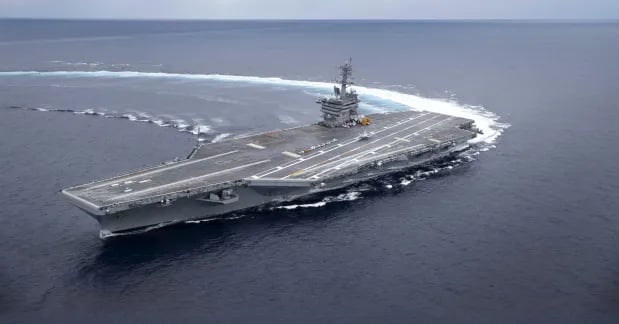 Kapal Induk USS Abraham Lincoln Kabur dari Laut Oman Usai Dihantam Drone IRGC
