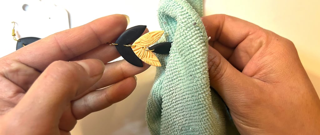 Nettoyage bijoux argile polymère