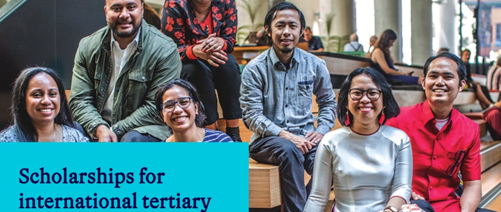 International students studying in New Zealand under the Manaaki New Zealand Scholarship programme