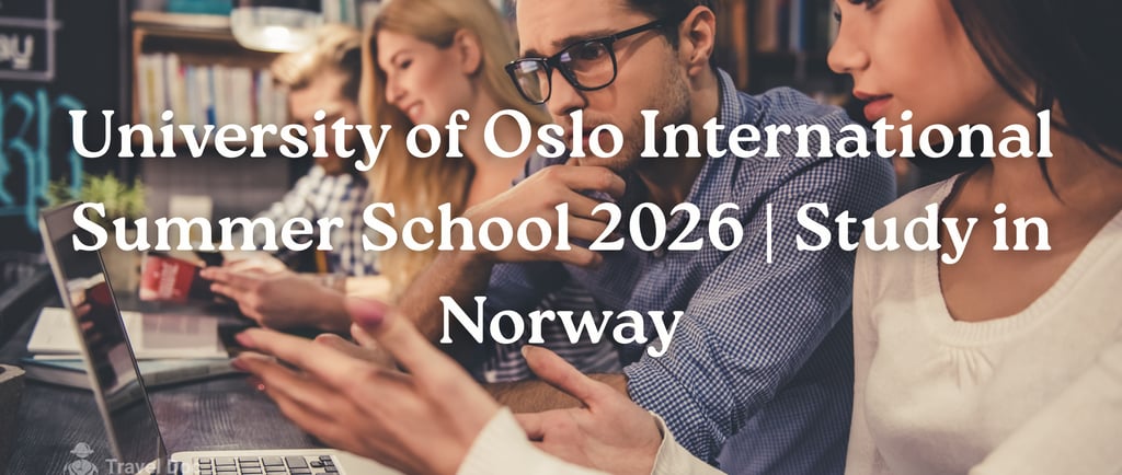 Group of international students in classroom at University of Oslo International Summer School